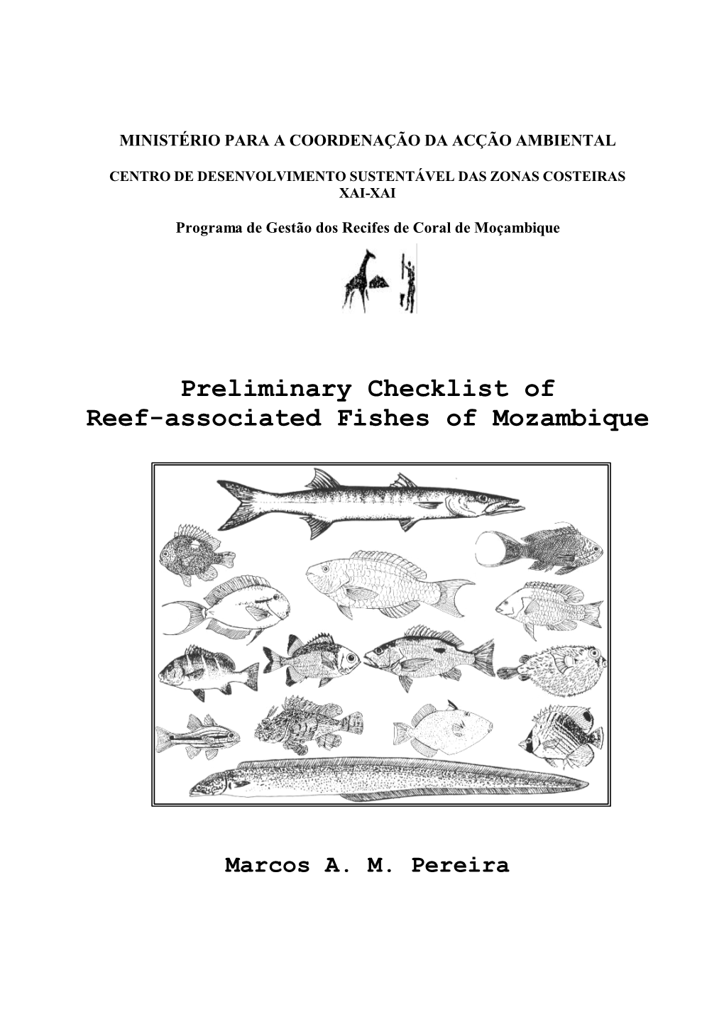 Preliminary Checklist of Reef-Associated Fishes of Mozambique