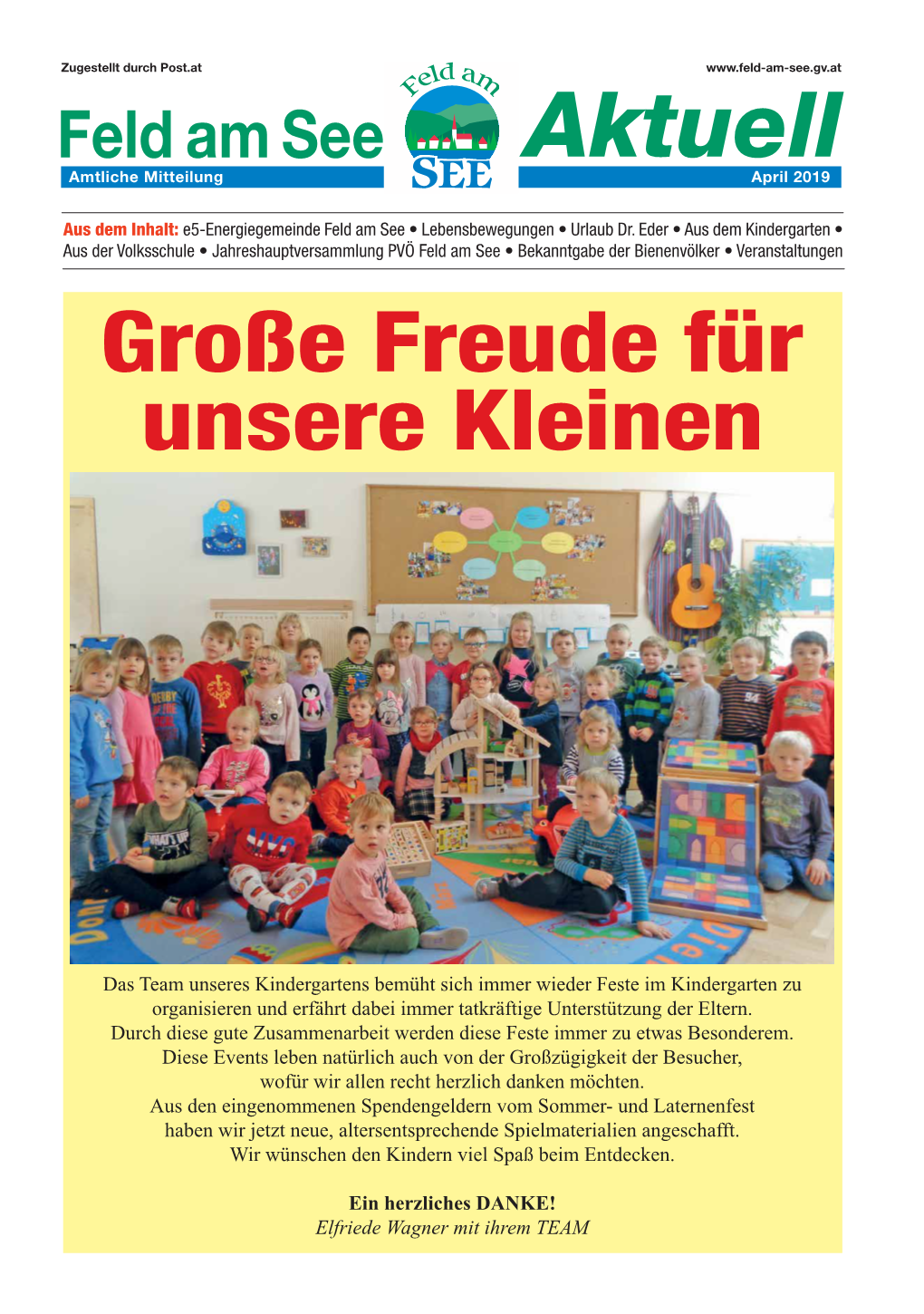 Gemeindezeitung April 2019