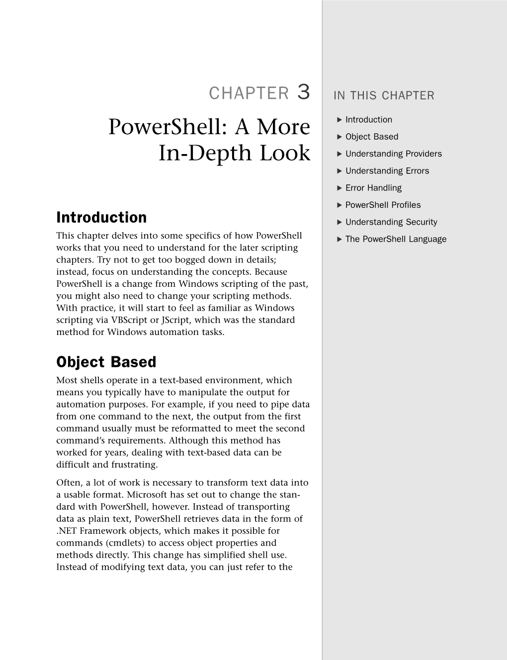 Powershell: a More