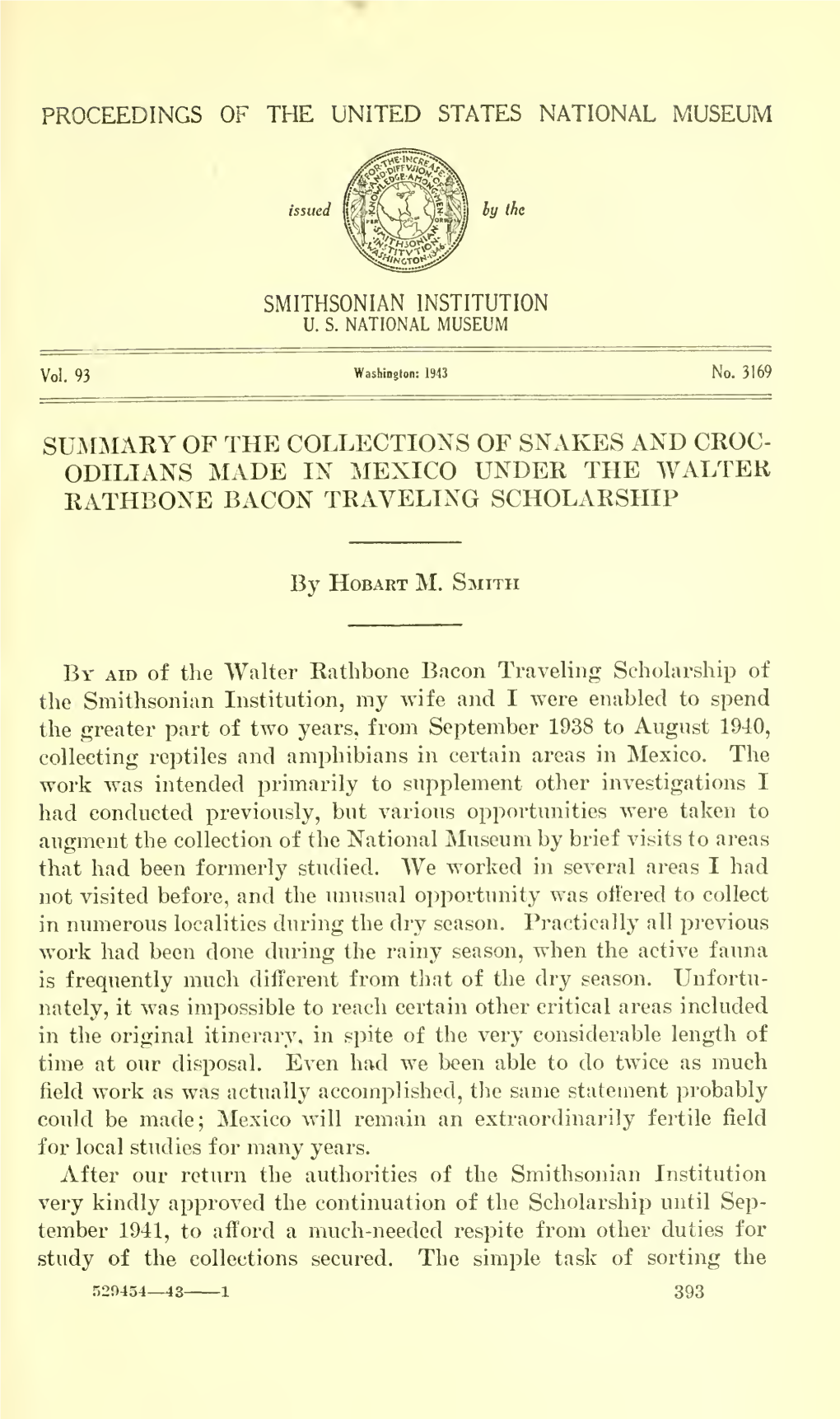 Proceedings of the United States National Museum