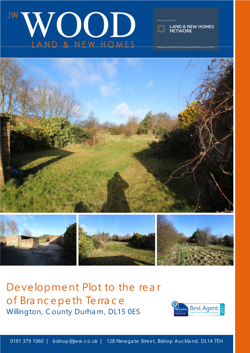 Development Plot to the Rear of Brancepeth Terrace Willington, County Durham, DL15 0ES