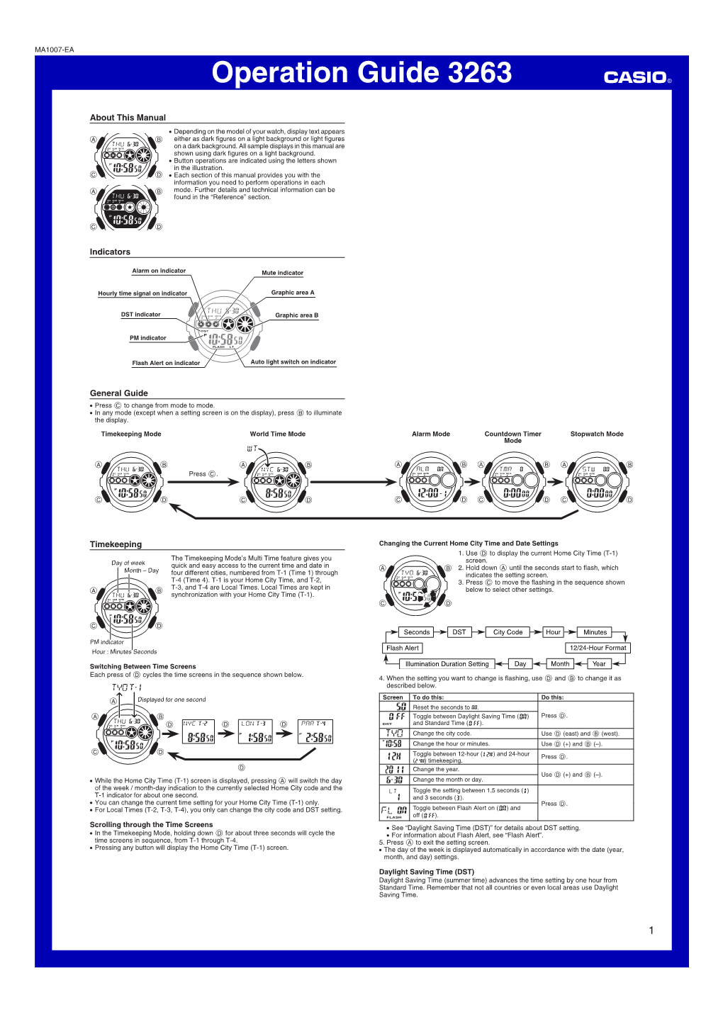 Operation Guide 3263