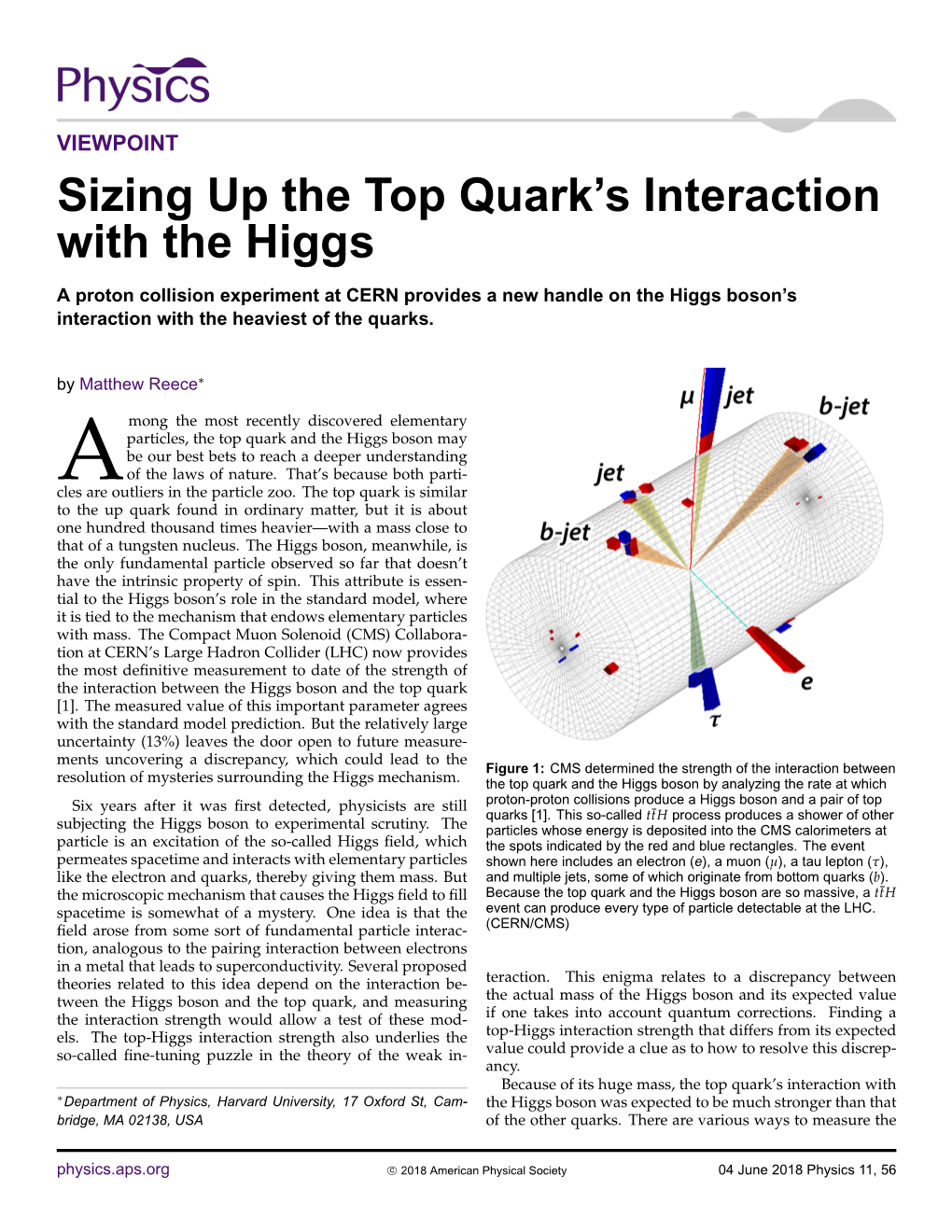 Sizing up the Top Quark's Interaction with the Higgs