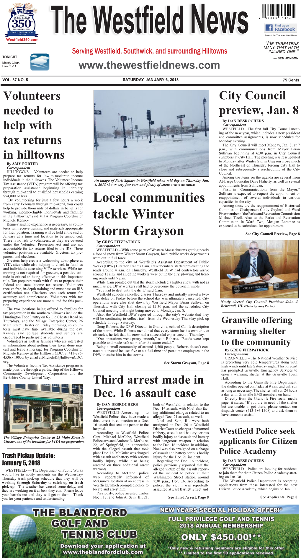 Local Communities Tackle Winter Storm Grayson