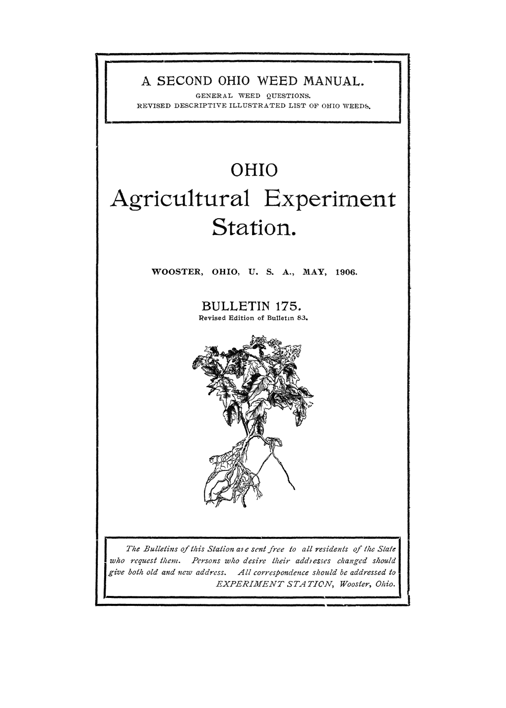 Agricultural Experiment Station