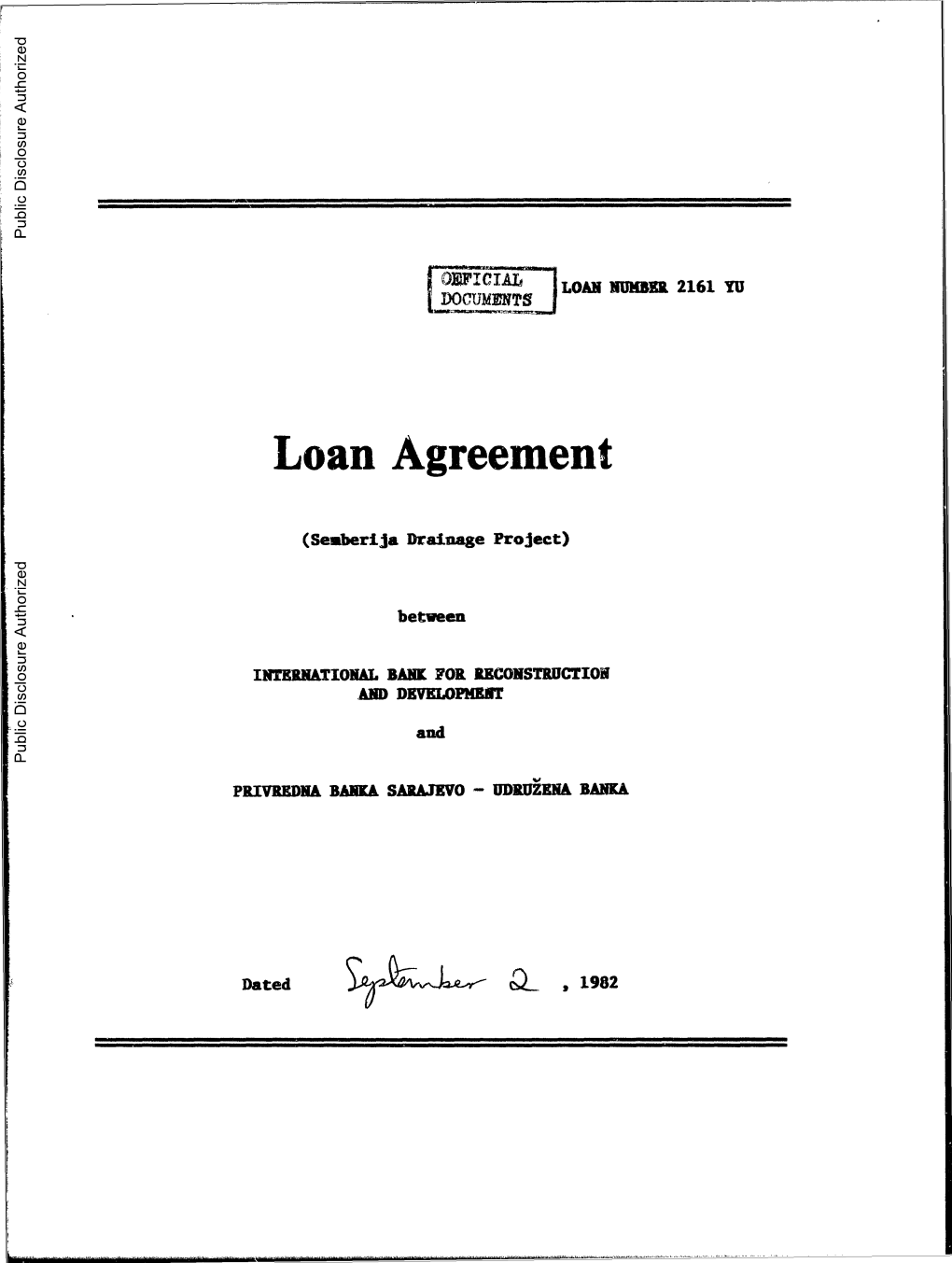 World Bank Document