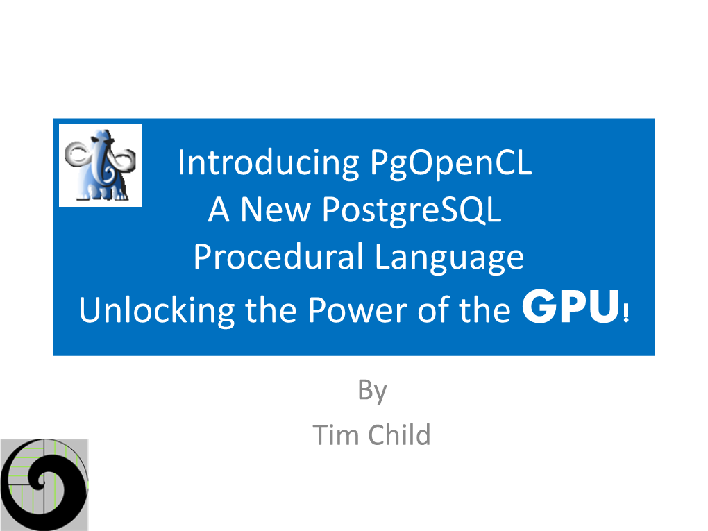 GPGPU Accelerated Database