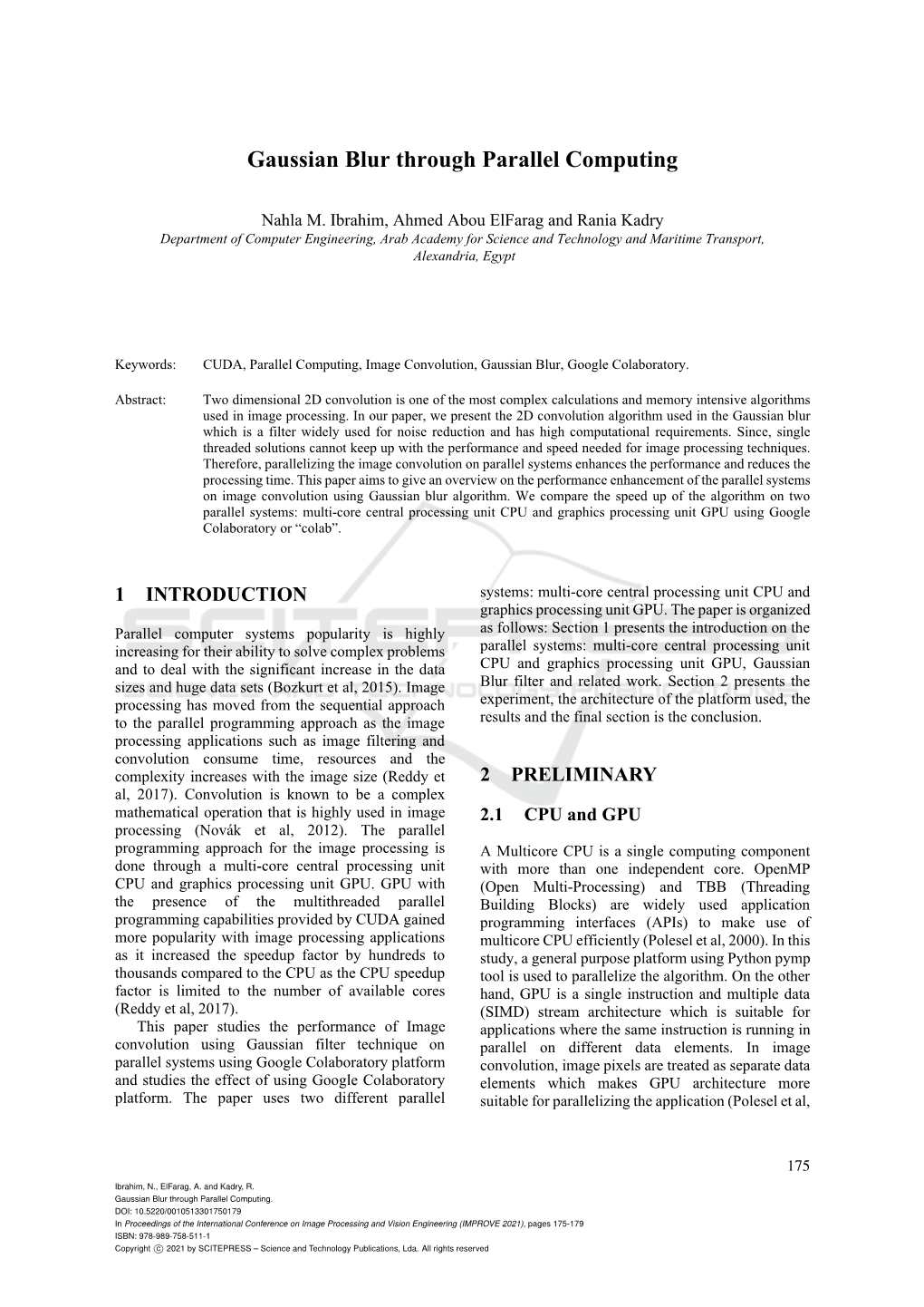 Gaussian Blur Through Parallel Computing