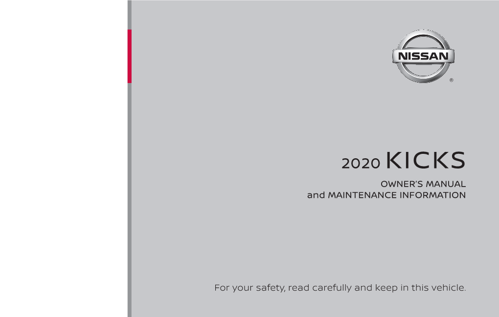 2020-Nissan-Kicks-Owner-Manual.Pdf