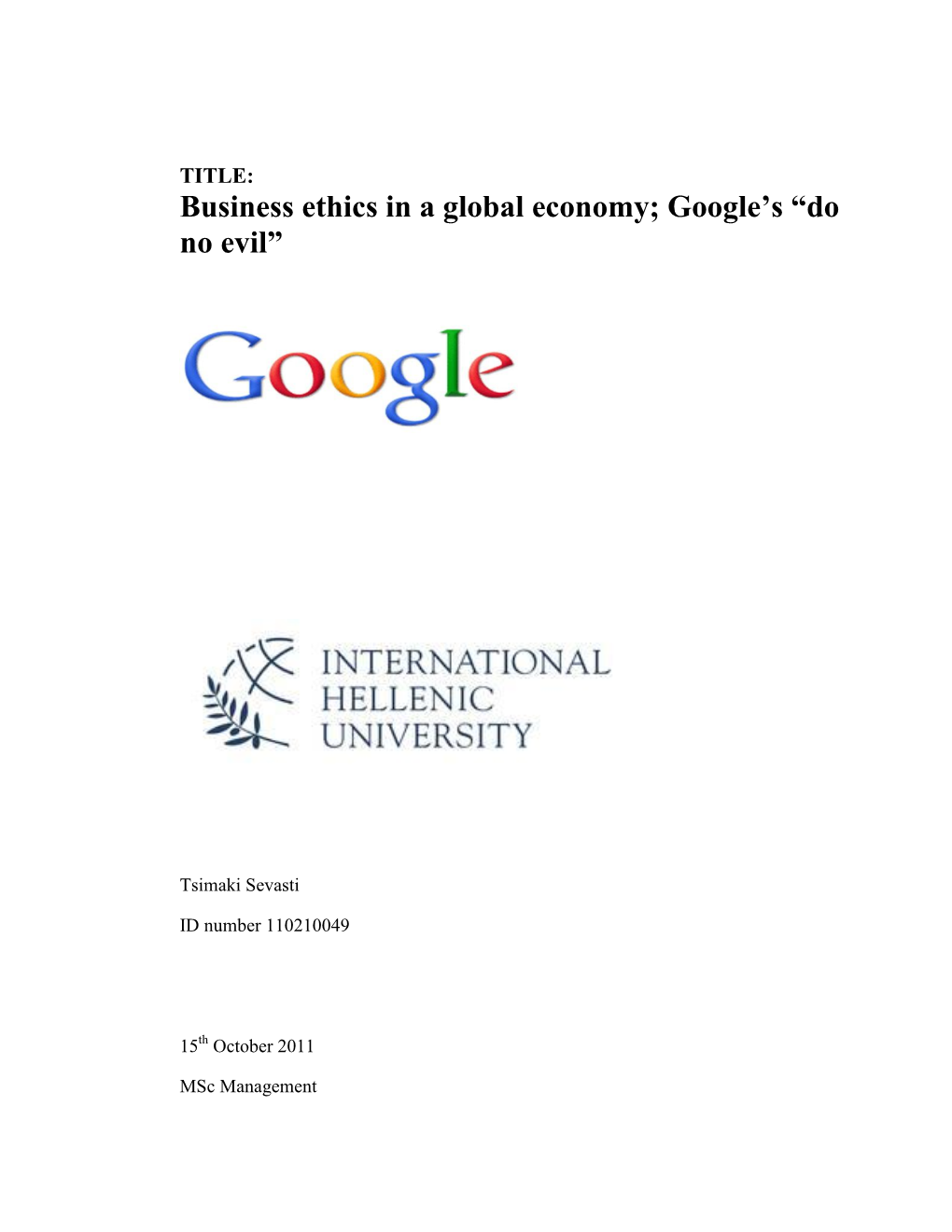 Google's Rank Has Been Driven by Fantastic Financial Performance and Equity Value,