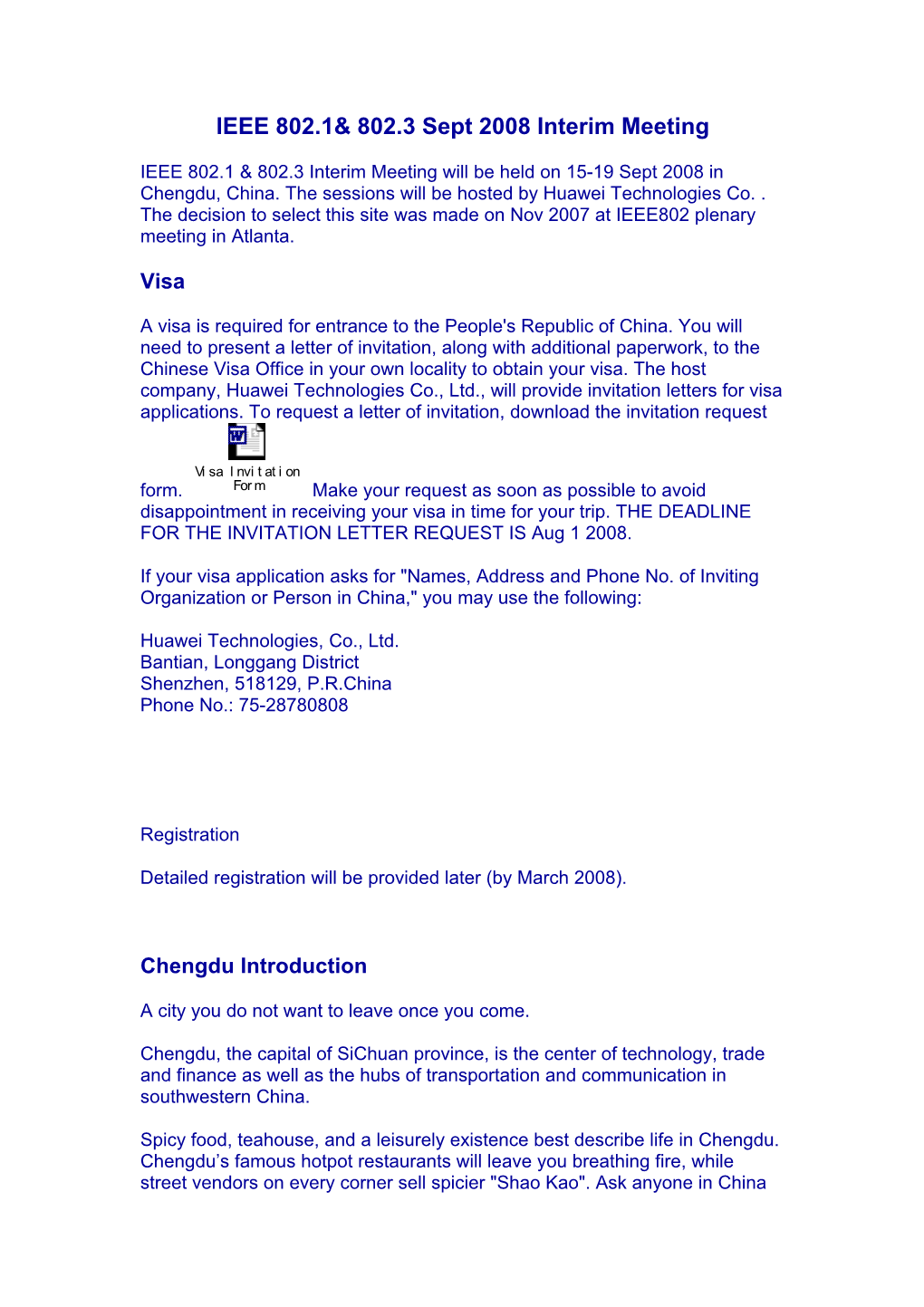 IEEE 802.1& 802.3 Sept 2008 Interim Meeting