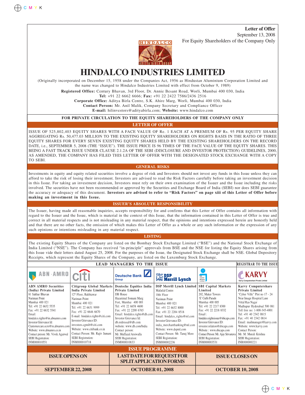 Hindalco Industries Limited