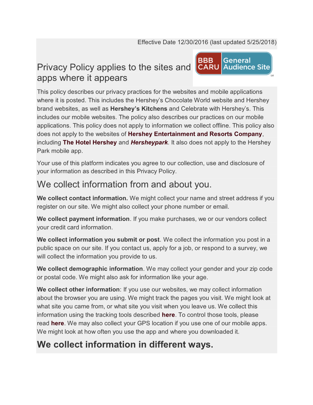 Download a Copy of This Full Privacy Policy