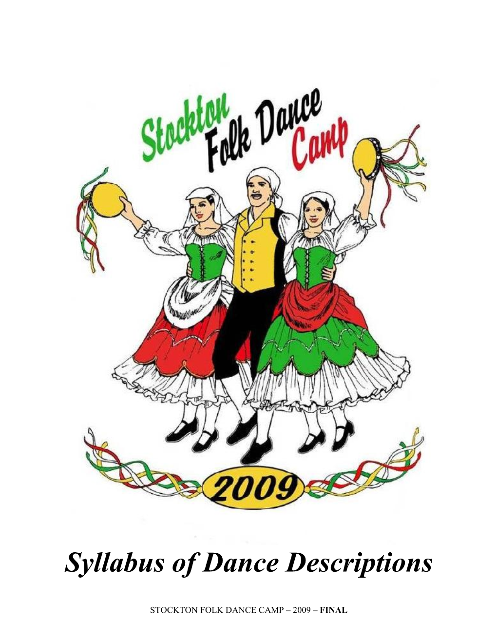 Syllabus of Dance Descriptions