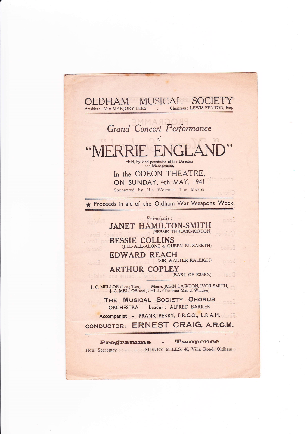 1941-05-04 Merrie England + Review