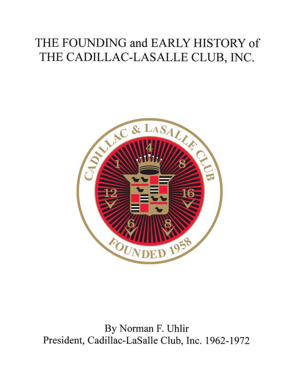 Early History of the Cadillac & Lasalle Club