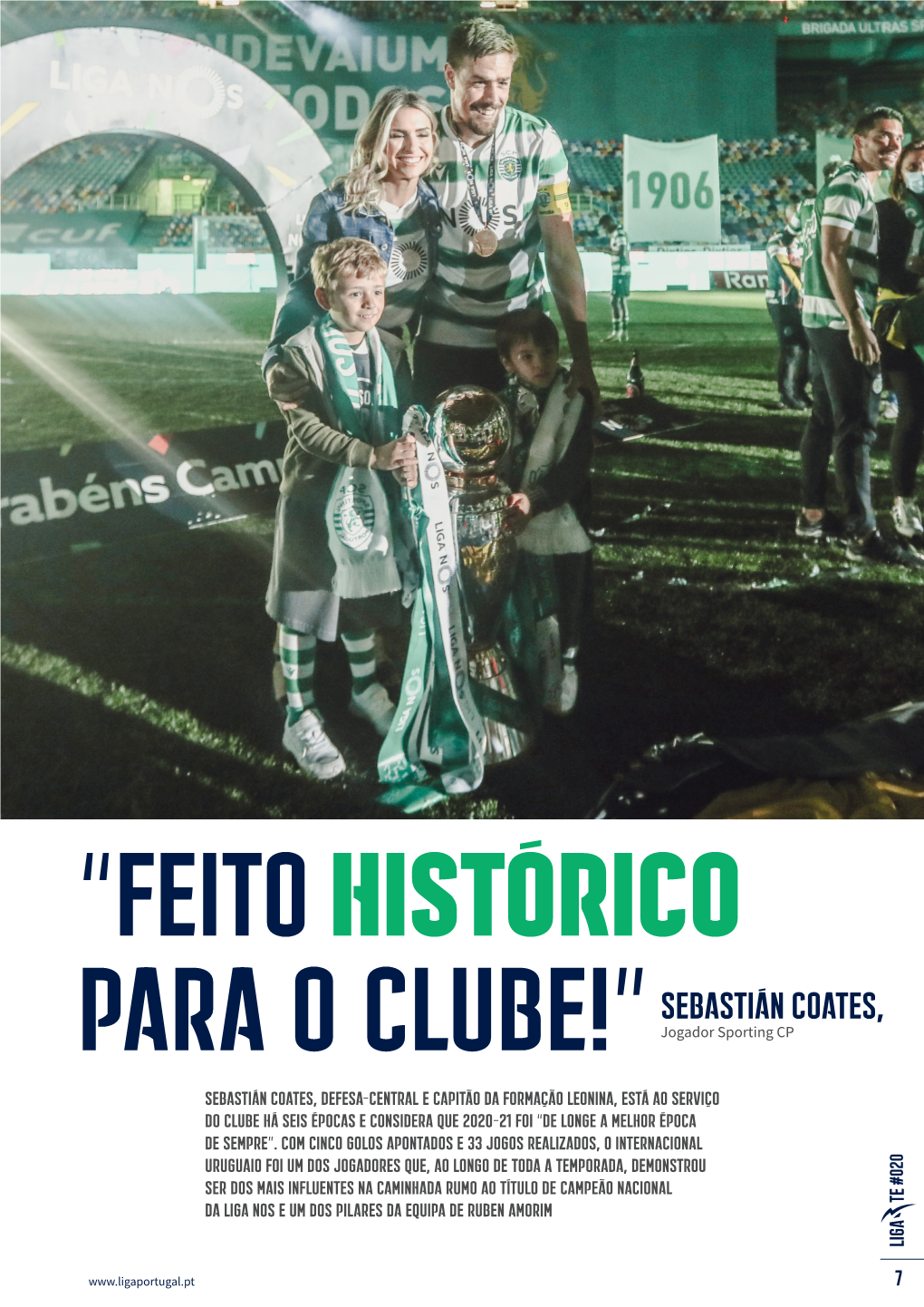 SEBASTIÁN COATES, Para O Clube!” Jogador Sporting CP