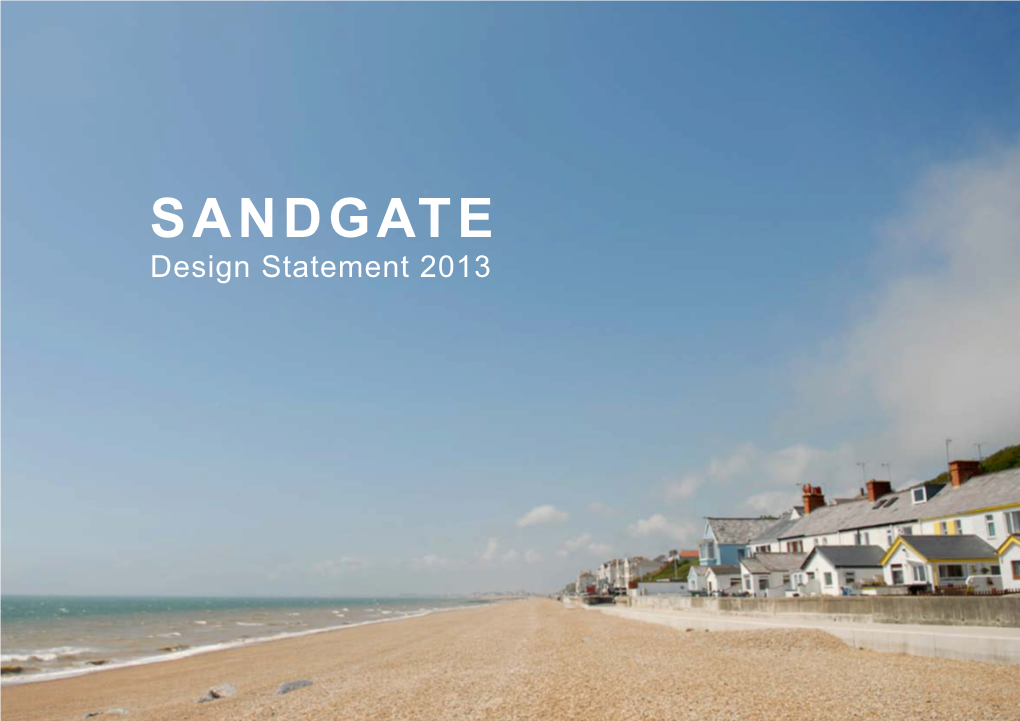 SANDGATE Design Statement 2013