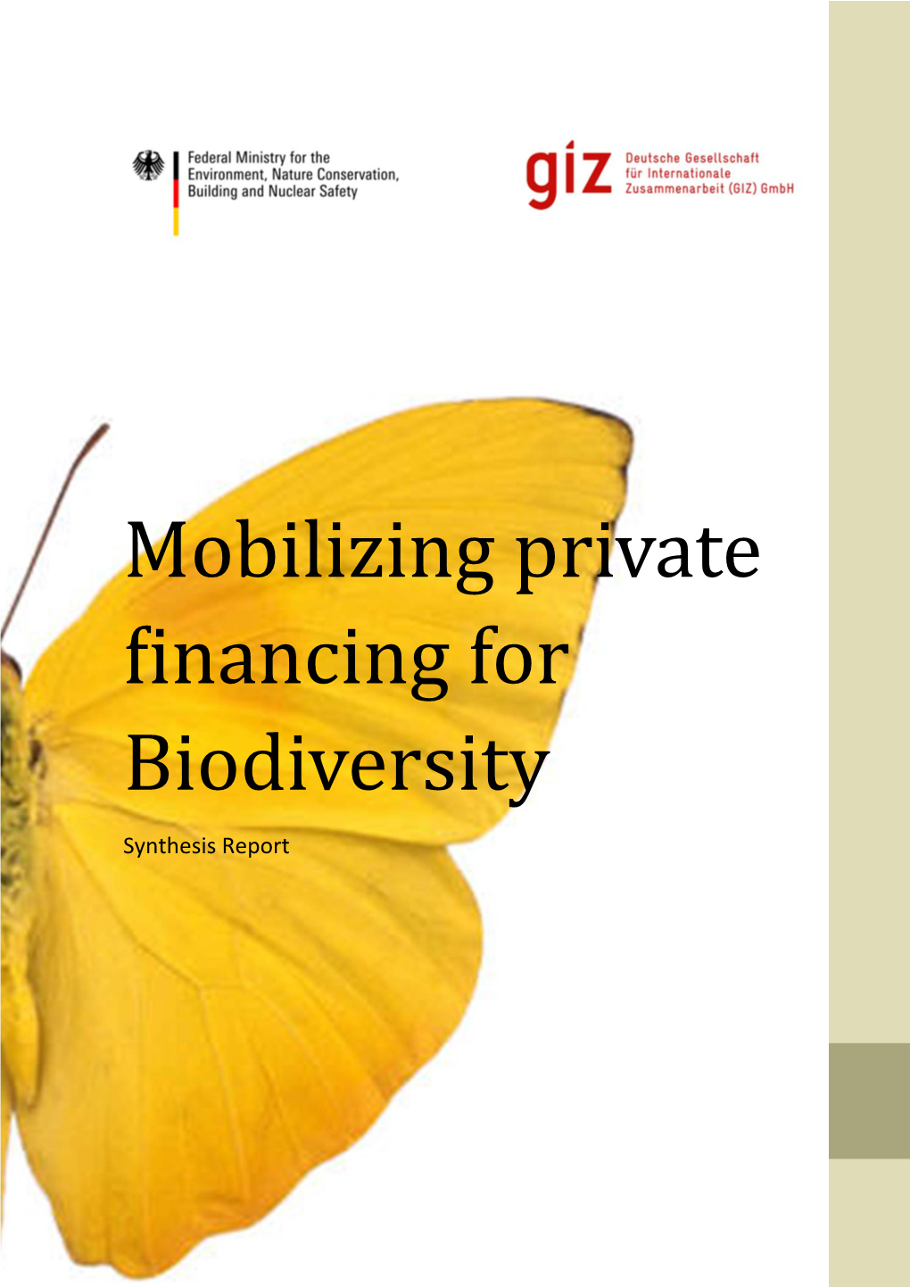 Mobilizing Private Inancing for Biodiversity