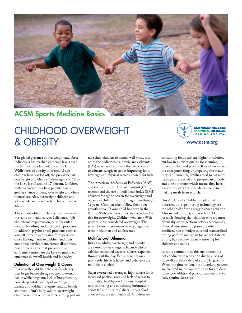 Childhood Overweight & Obesity