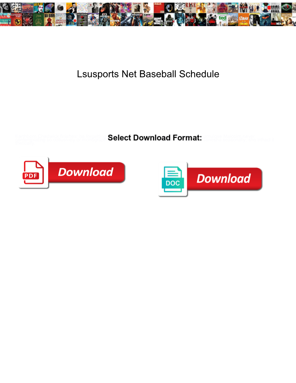 Lsusports Net Baseball Schedule