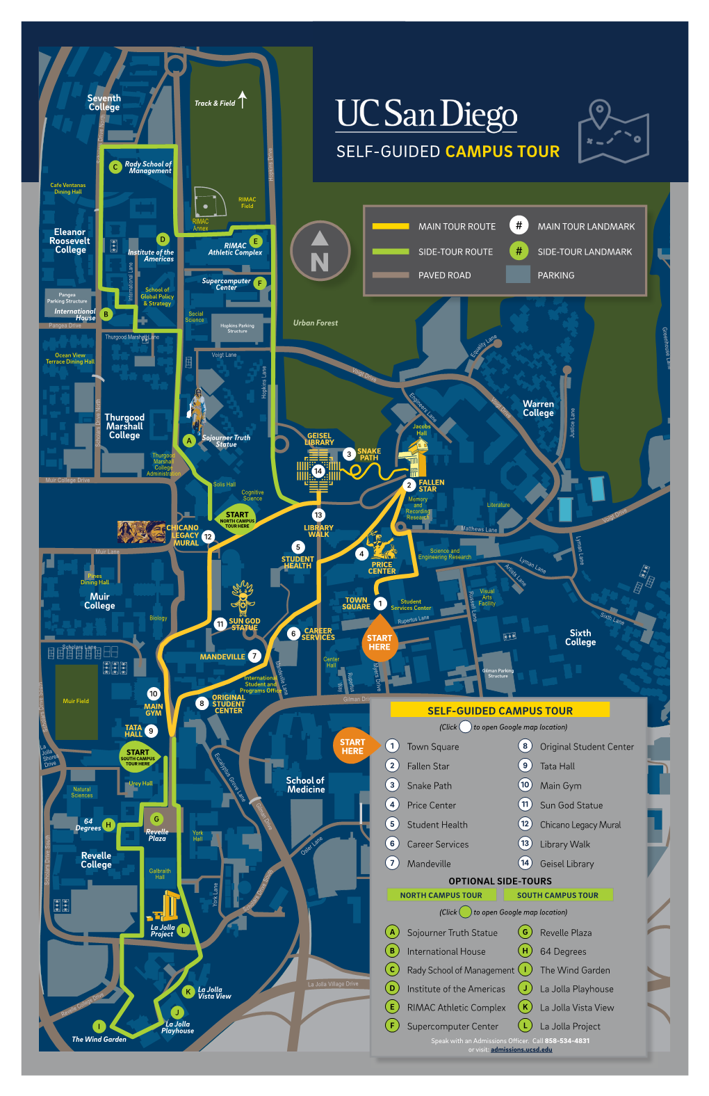 SELF-GUIDED CAMPUS TOUR Rady School of C Management