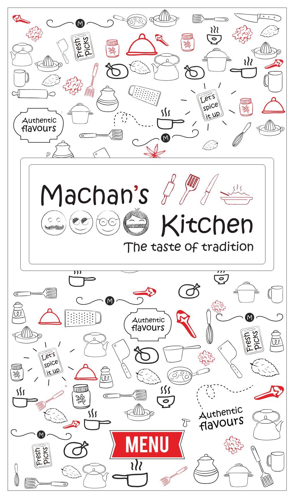 Machans Menu Individual Pages