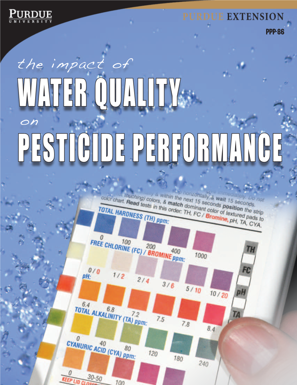 The Impact of WATER QUALITY on PESTICIDE PERFORMANCE