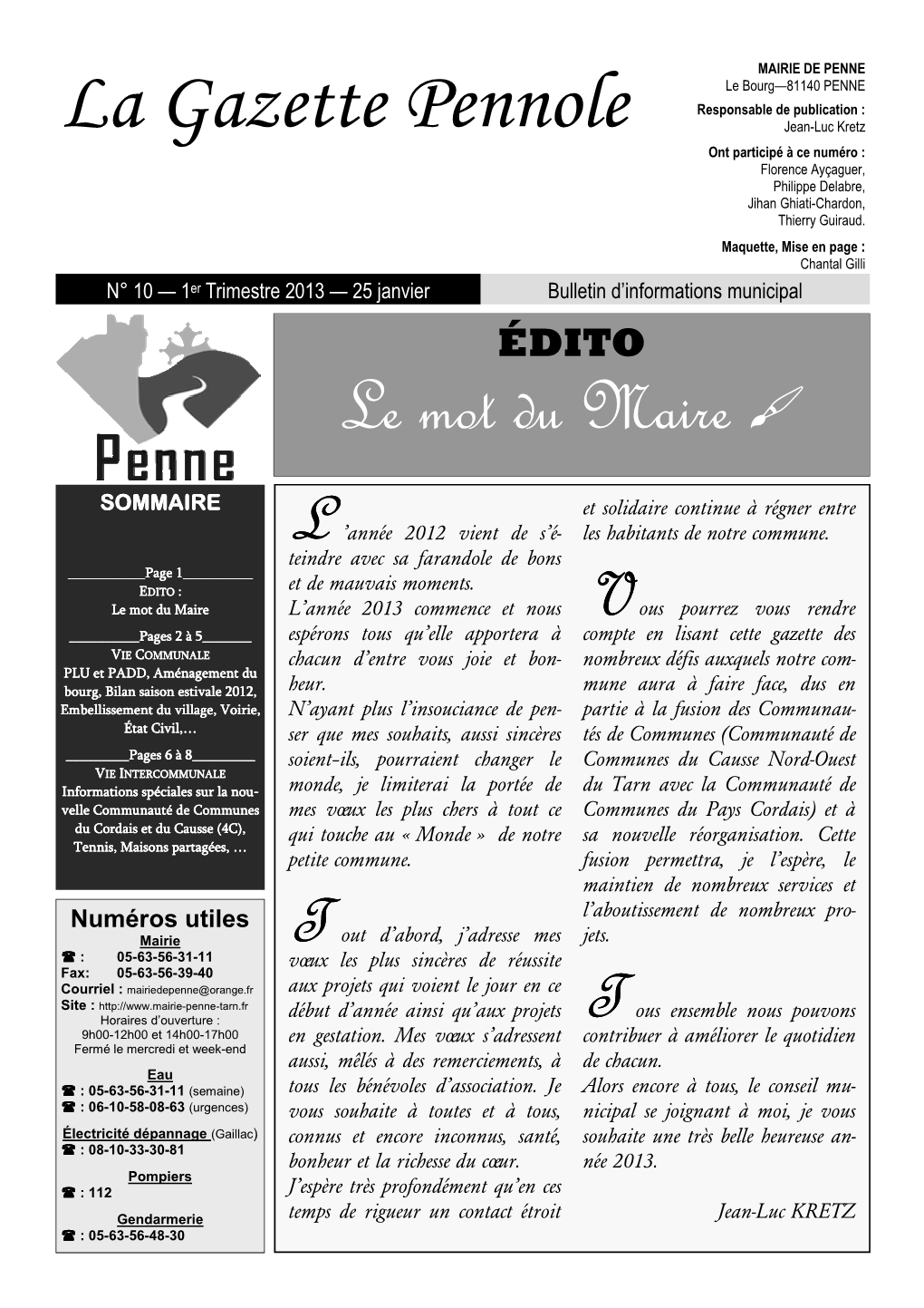 Gazette N°10.Pub