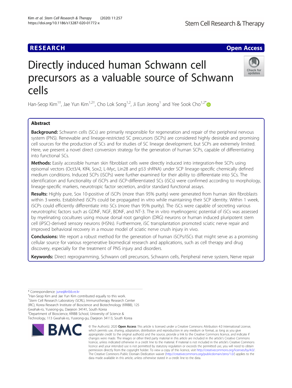 Directly Induced Human Schwann Cell Precursors As a Valuable Source Of