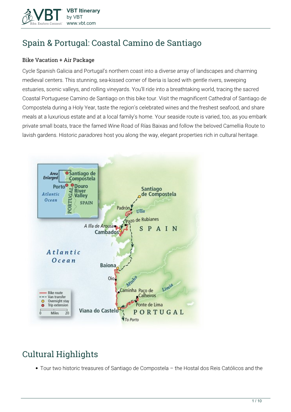 Spain & Portugal: Coastal Camino De Santiago