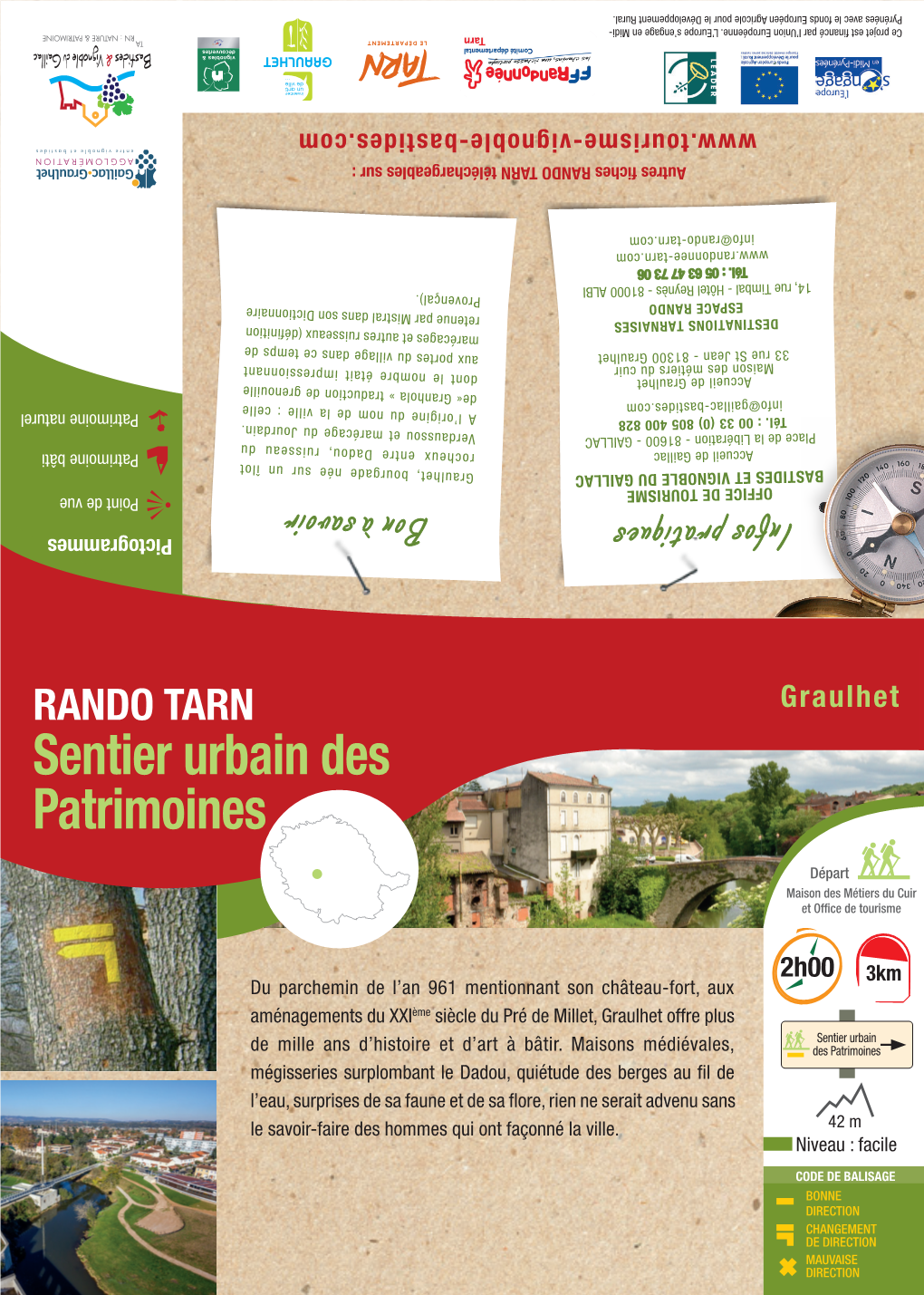 SENTIER URBAIN DE GRAULHET-Recto-Ss Trait