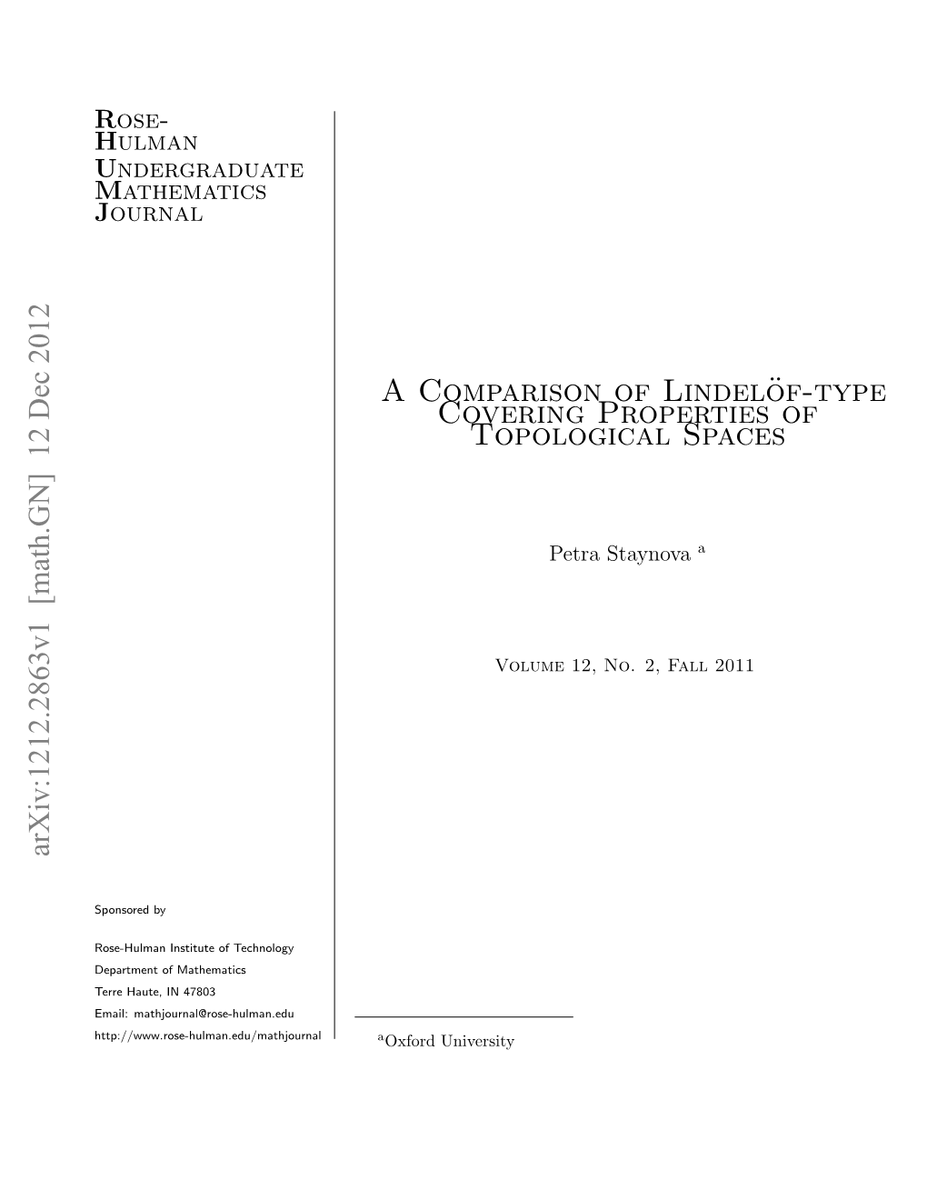 A Comparison of Lindelöf-Type Covering Properties of Topological