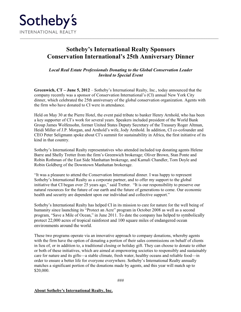 Local Sotheby's International Realty Agents