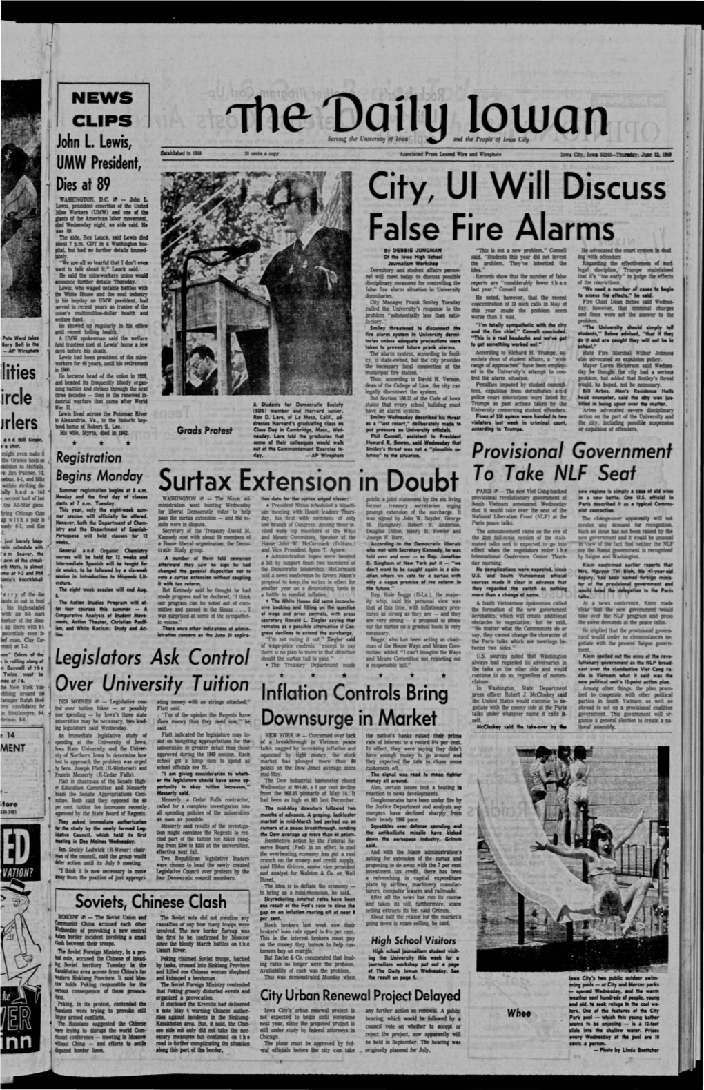 Daily Iowan (Iowa City, Iowa), 1969-06-12