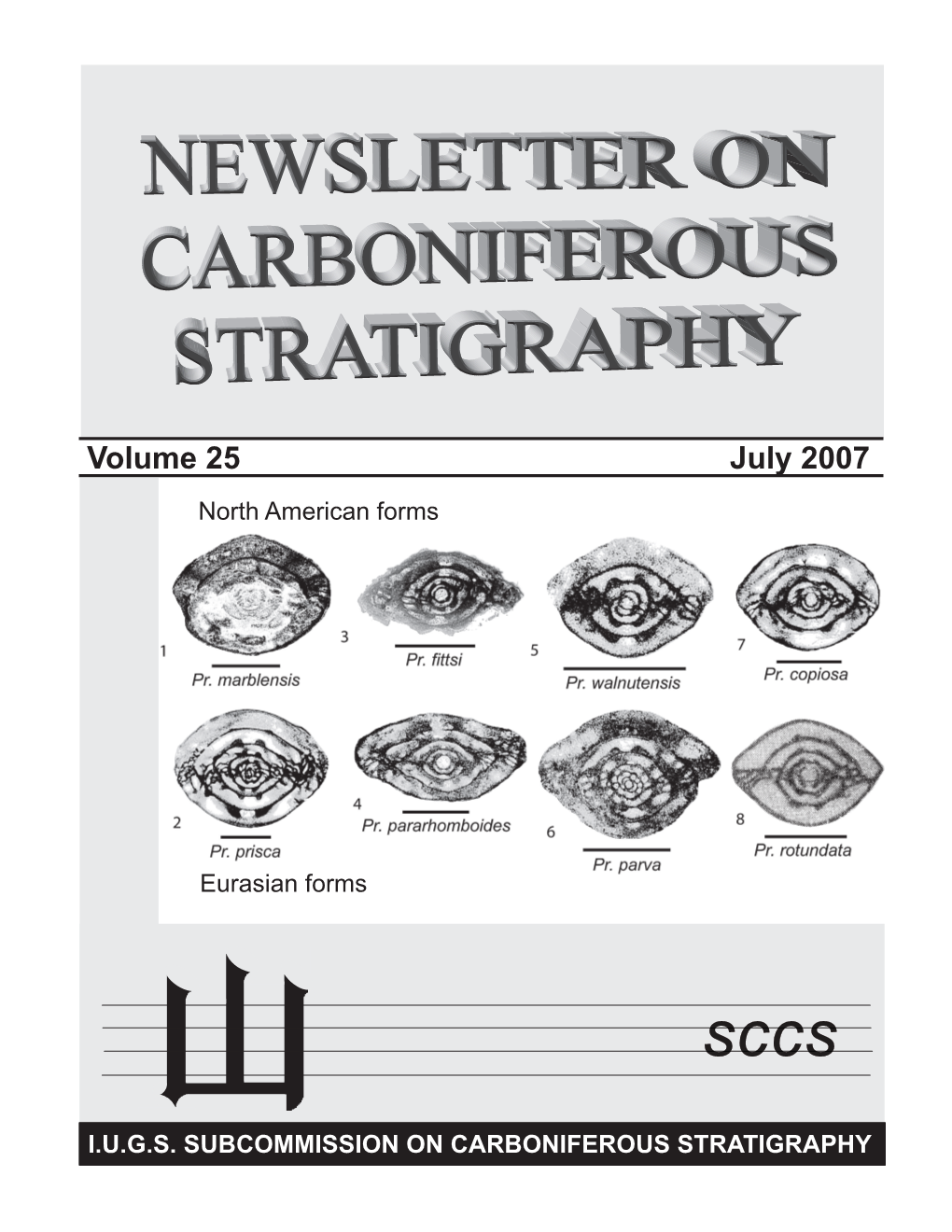 Volume 25 July 2007 North American Forms