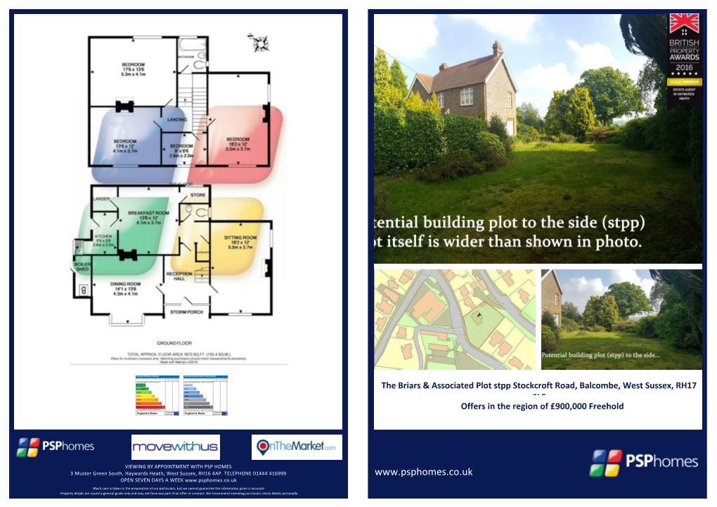 The Briars & Associated Plot Stpp Stockcroft Road, Balcombe, West