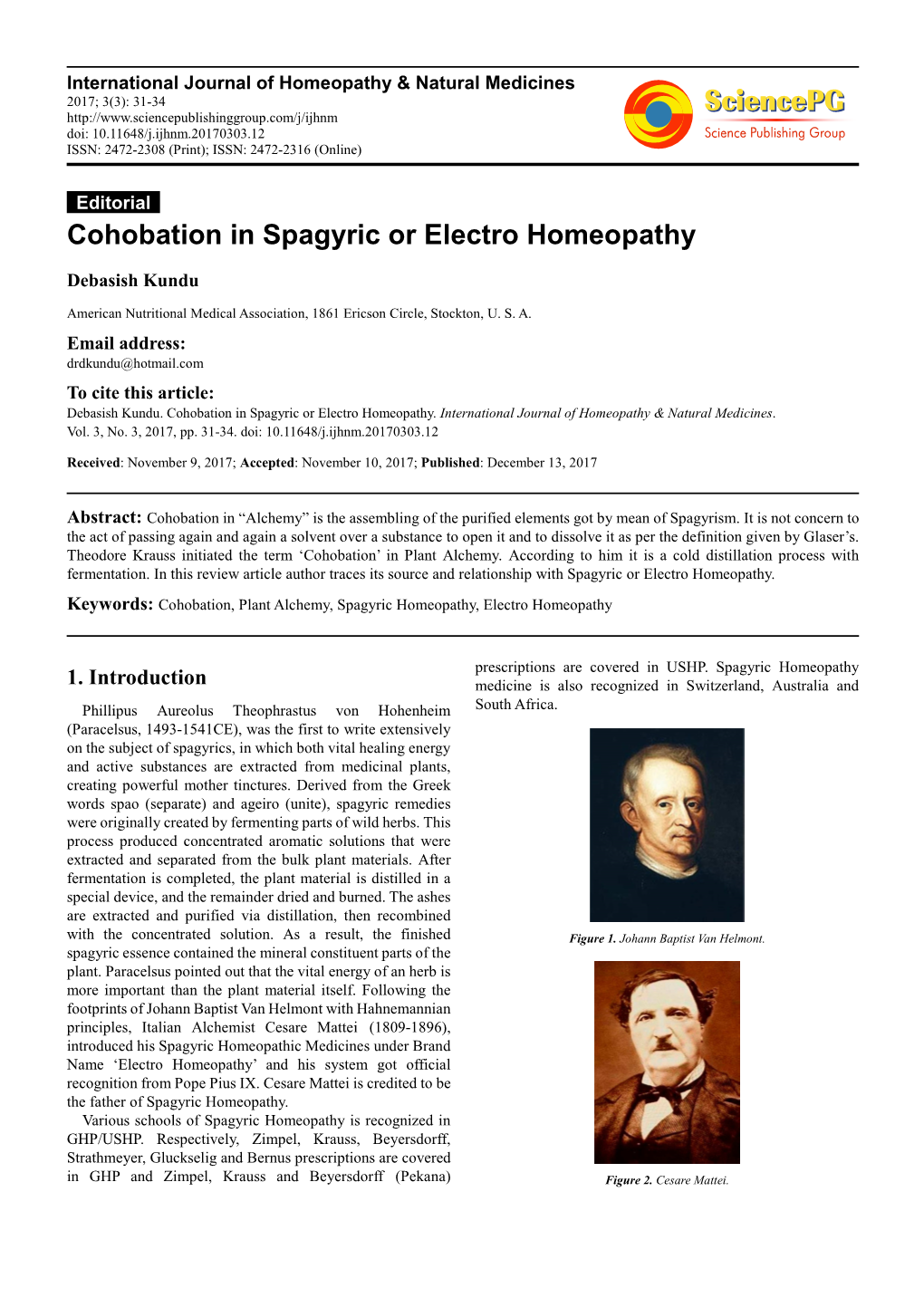 Cohobation in Spagyric Or Electro Homeopathy