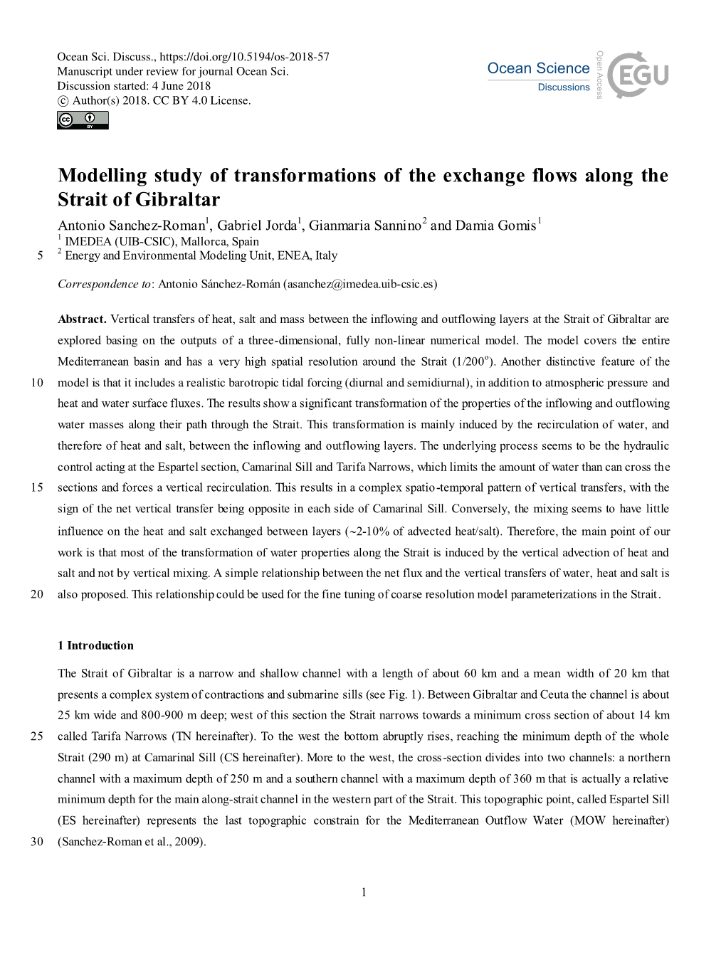 Modelling Study of Transformations of the Exchange Flows Along the Strait of Gibraltar