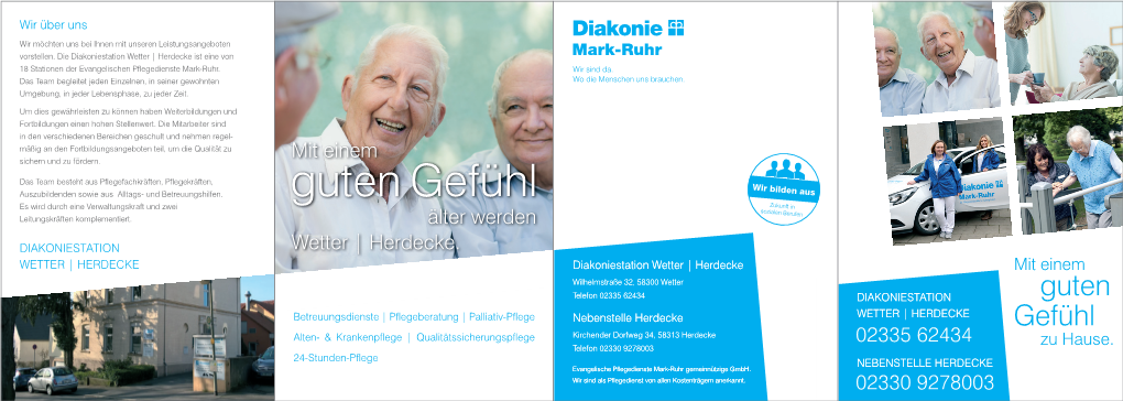 Flyer Diakoniestation Wetter / Herdecke