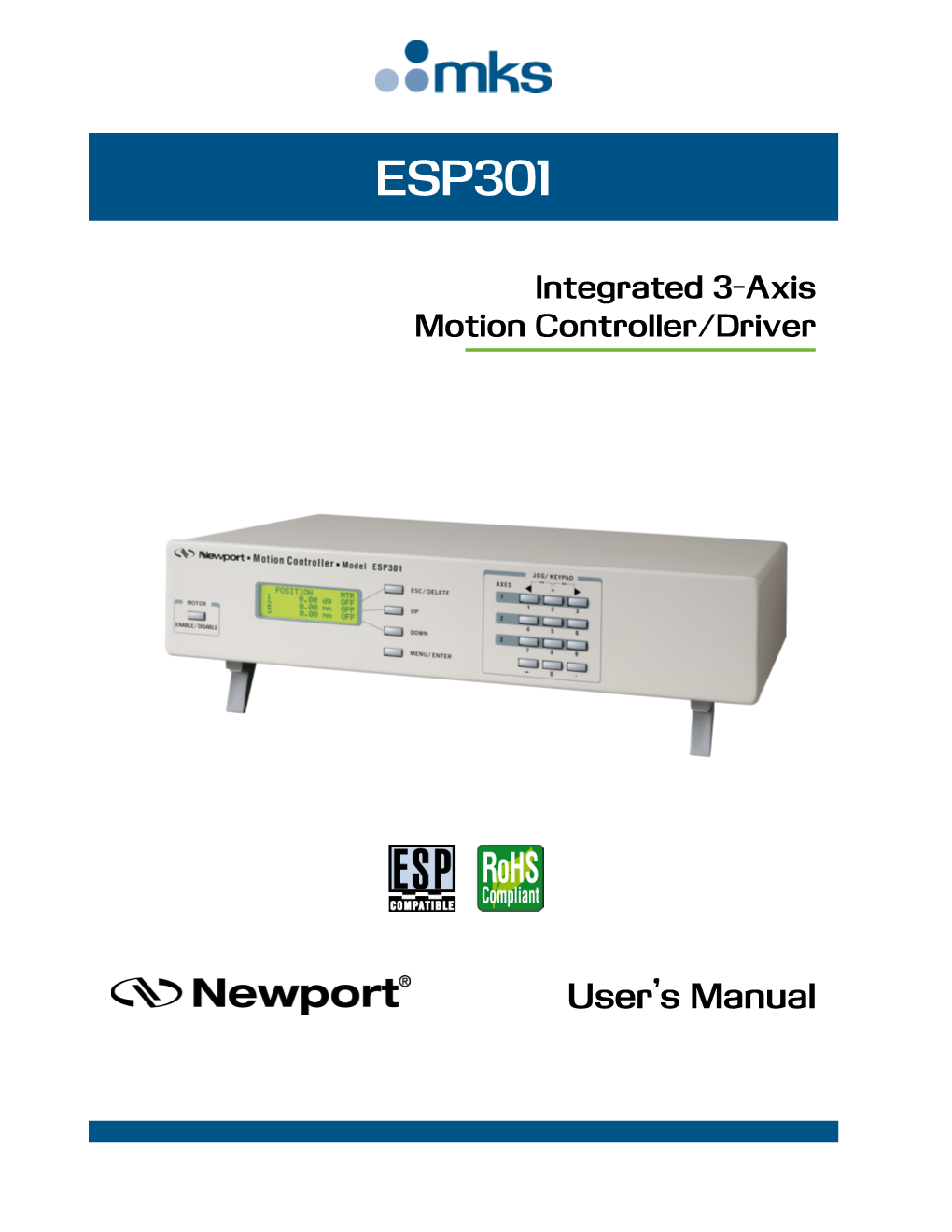 ESP301 Motion Controller User Manual