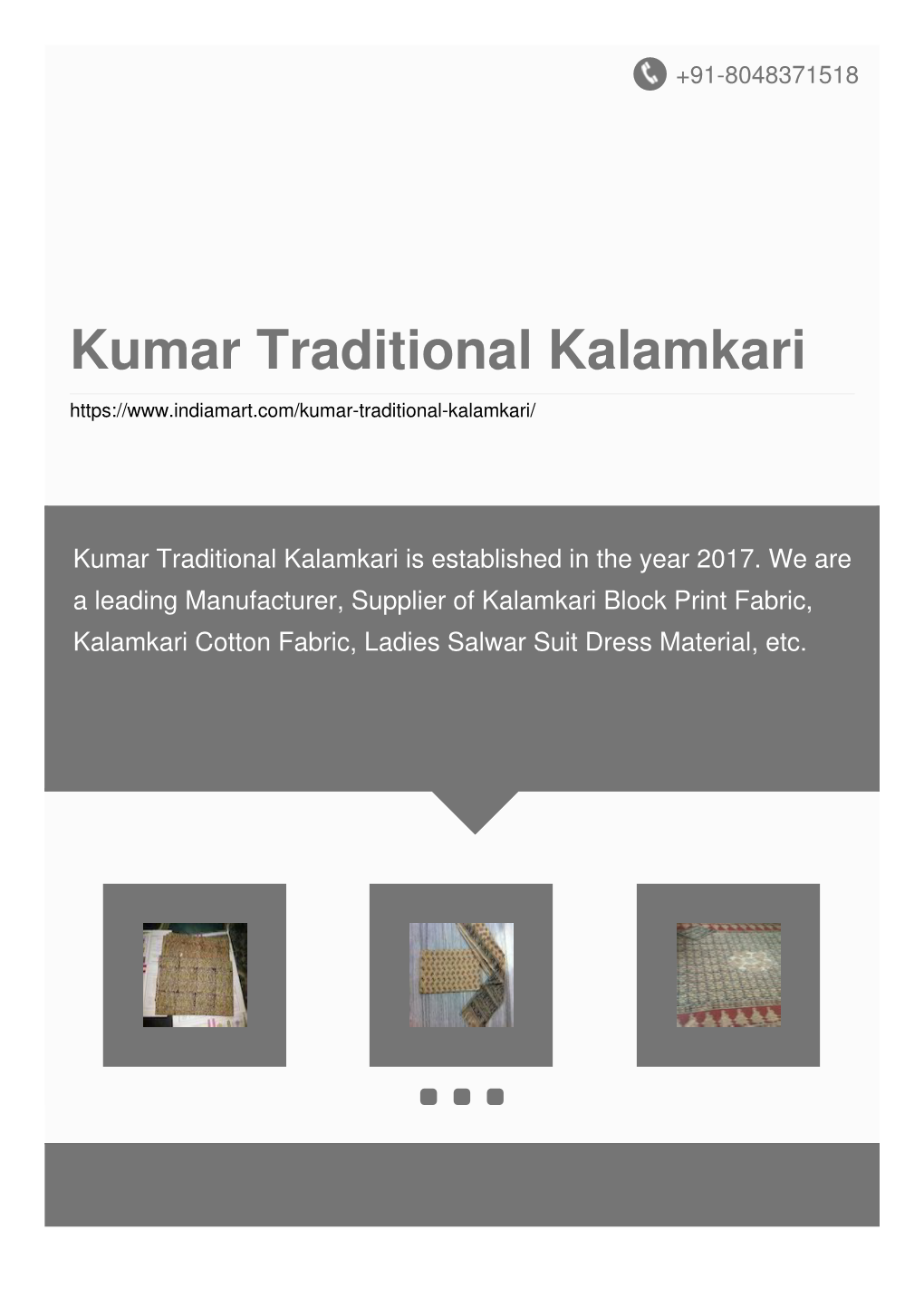 Kumar Traditional Kalamkari