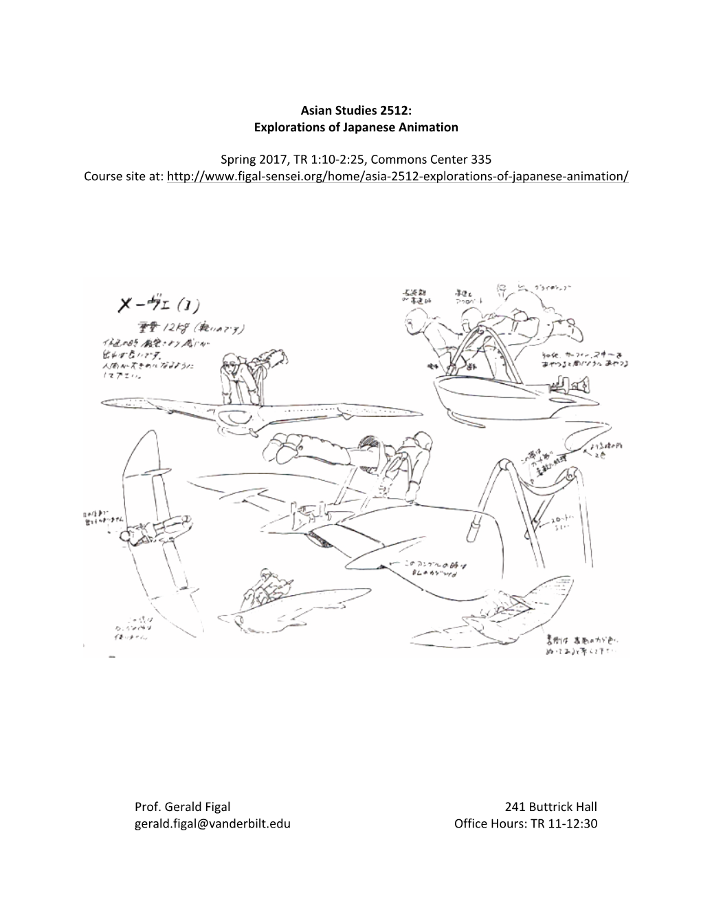 Asian Studies 2512: Explorations of Japanese Animation