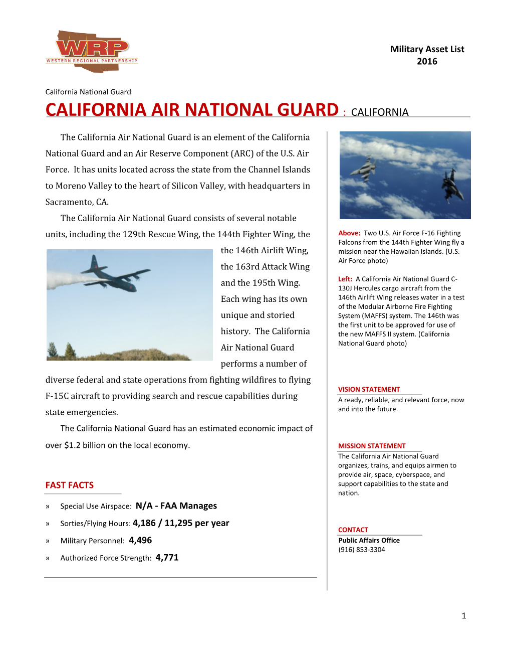 California Air National Guard : California