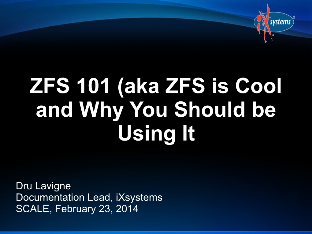 ZFS 101 (Aka ZFS Is Cool and Why You Should Be Using It