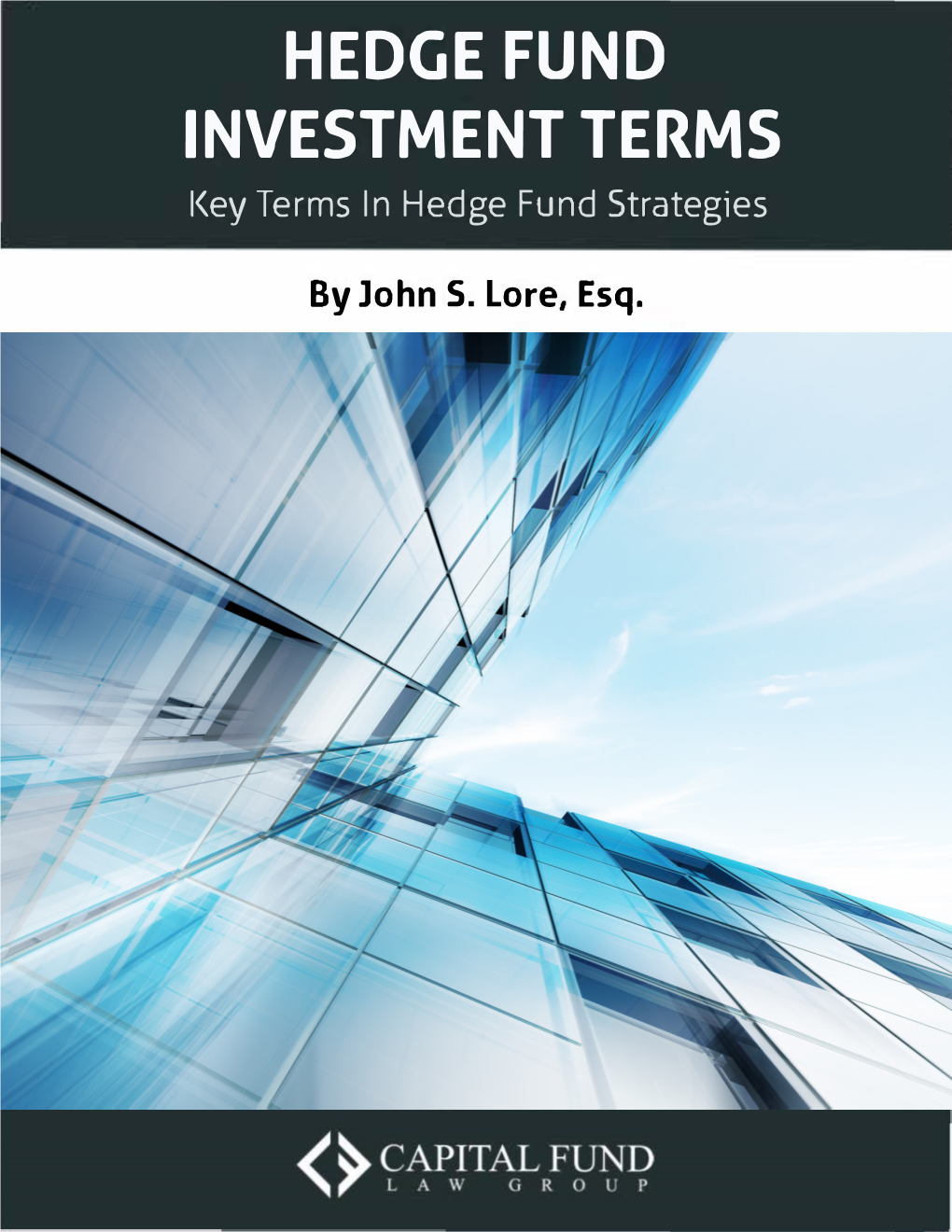 Hedge Fund Investment Terms