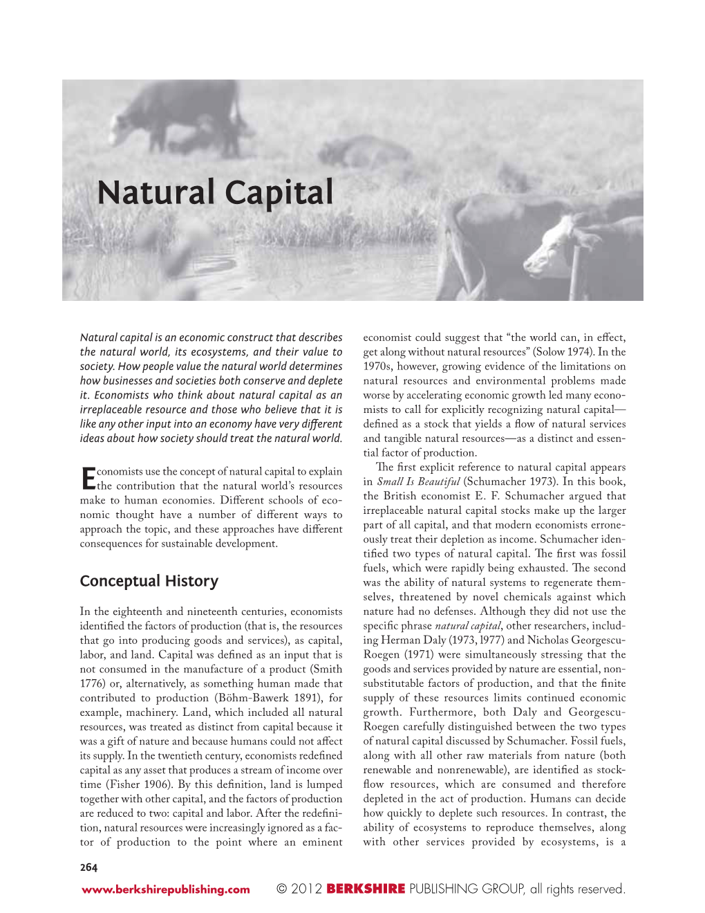 Natural Capital