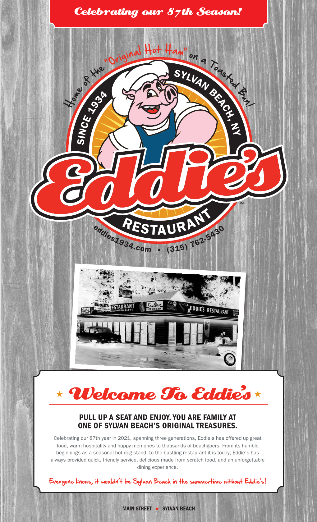 Welcome to Eddie's