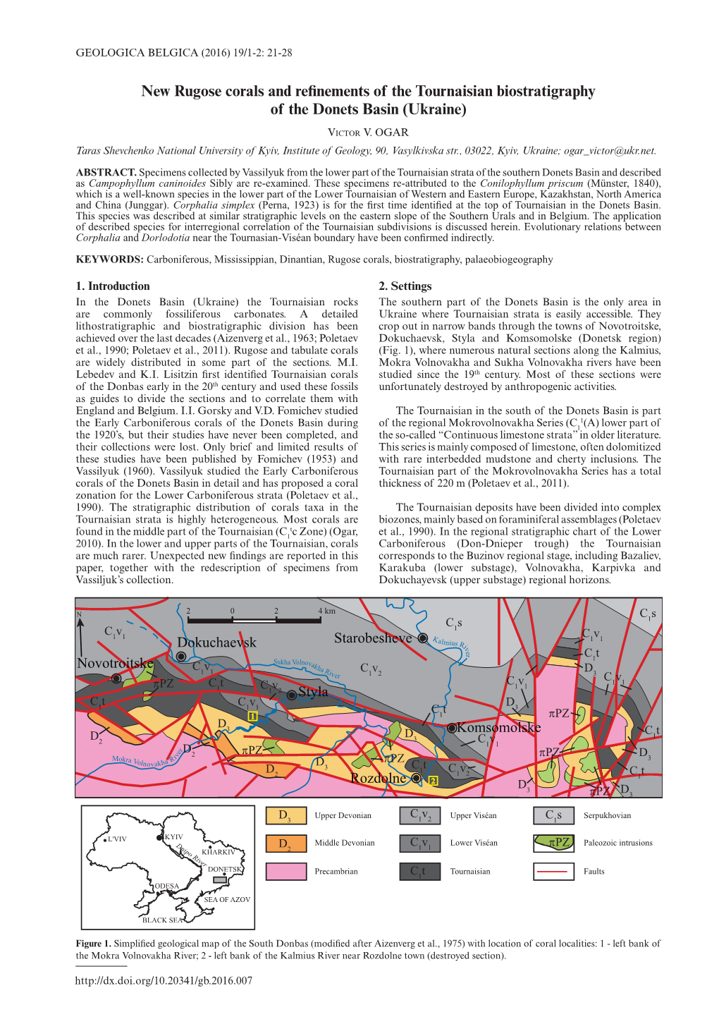 ULG GEOLOGICA VOL 19-1-2 Ogar PXXX-XXX.Indd