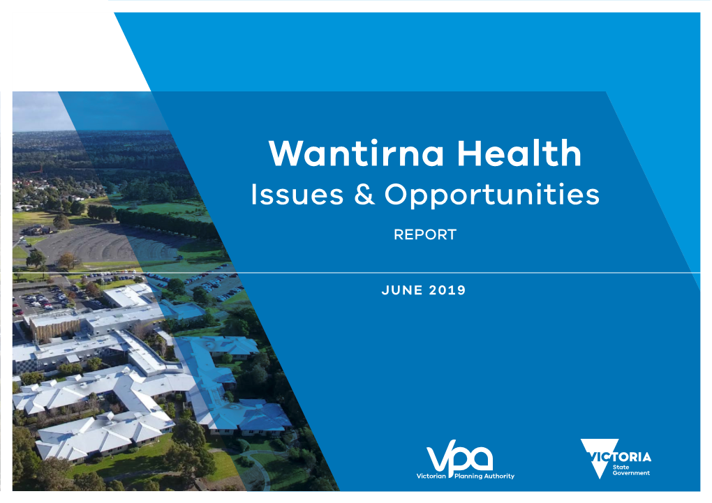 Wantirna Health Issues & Opportunities REPORT